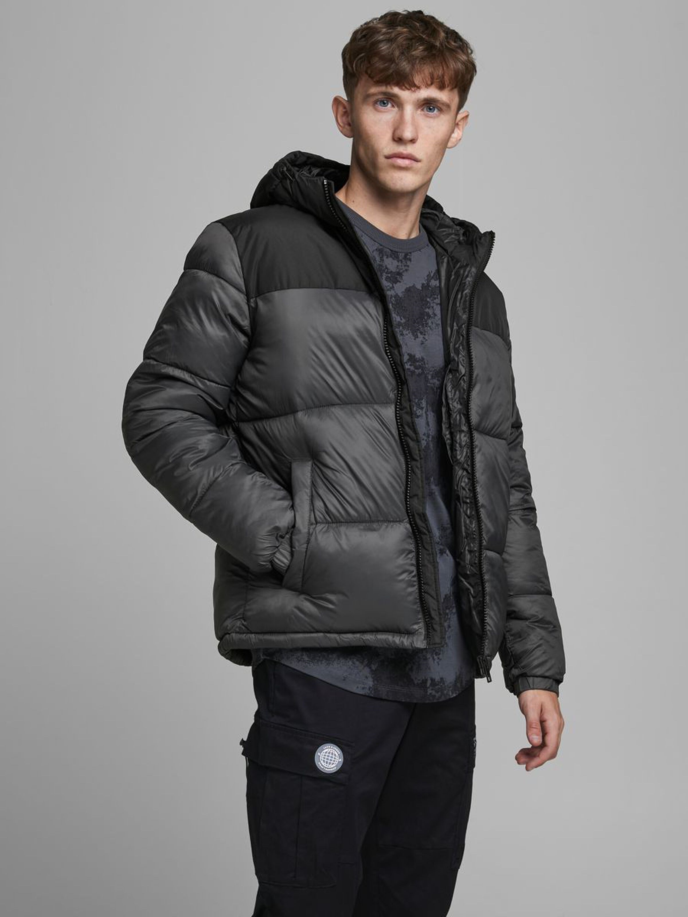 Jack Jones Erkek Mont 12173867 Asphalt