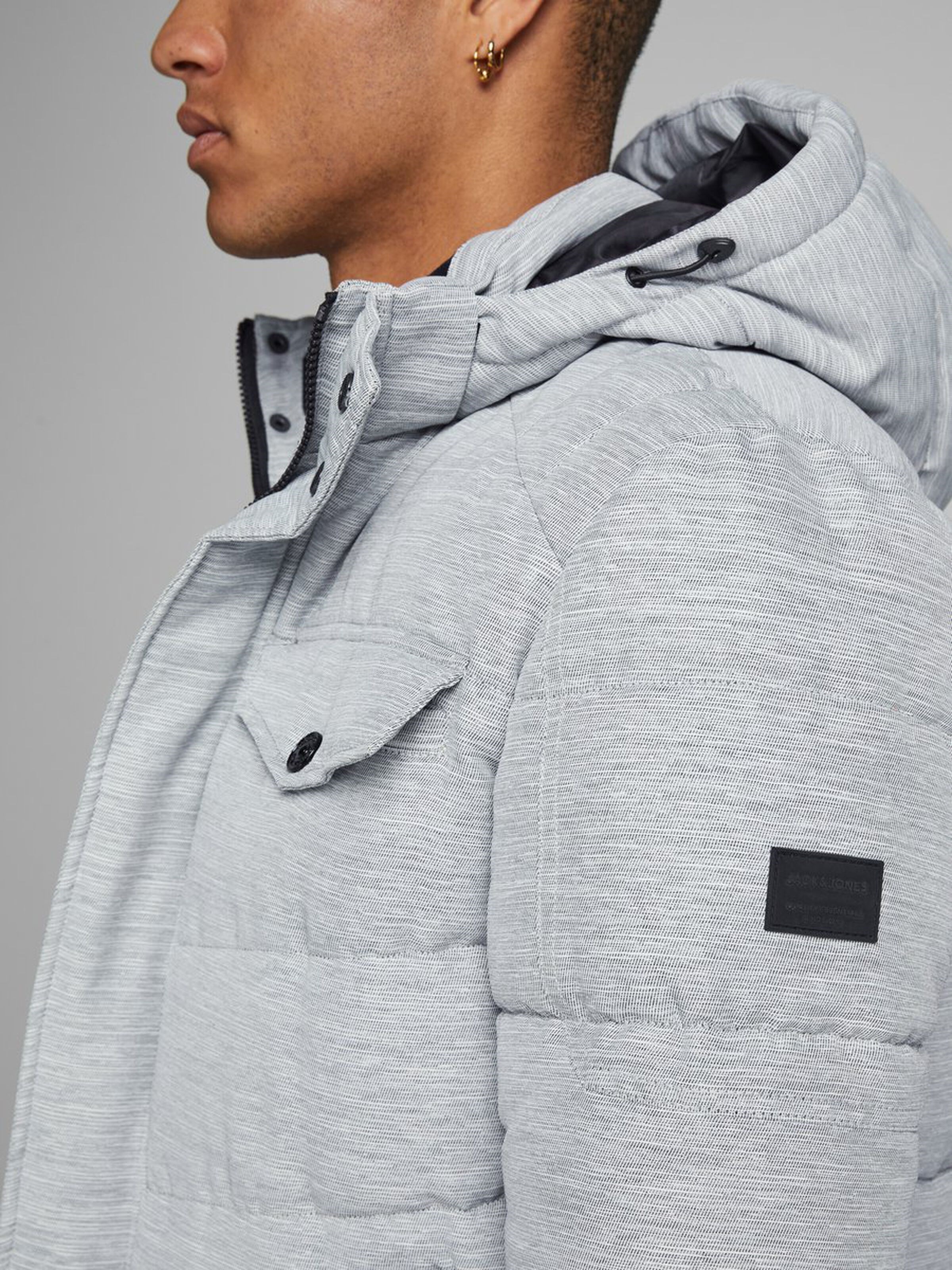 Jack Jones Erkek Mont 12173872 Light Grey Melange