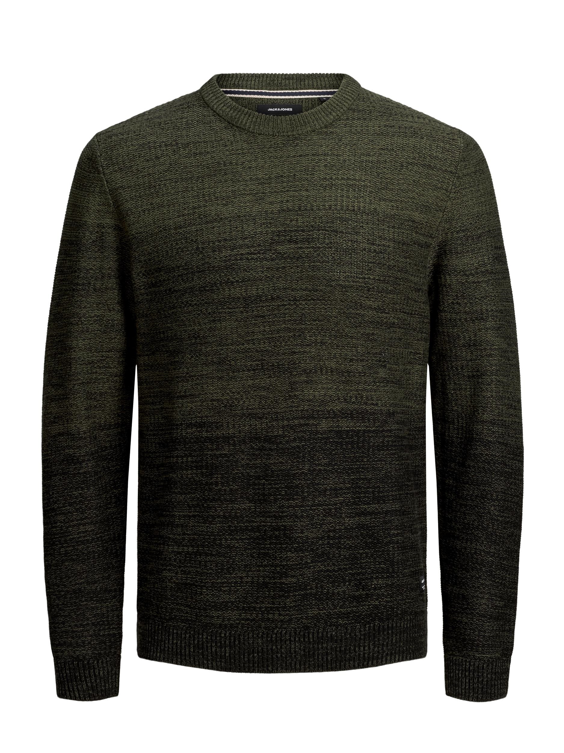 Jack Jones Erkek Kazak 12173972 Olive Night