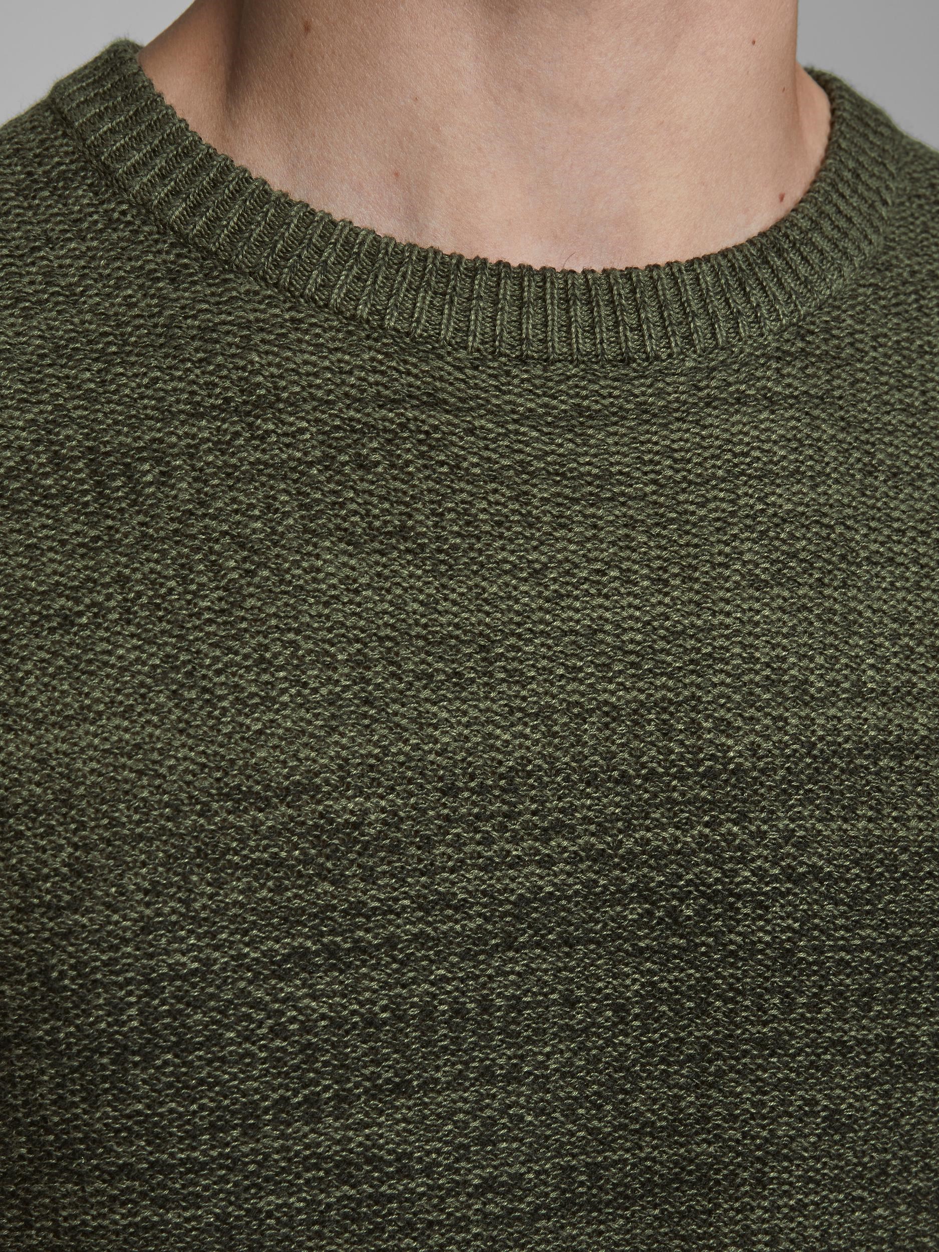 Jack Jones Erkek Kazak 12173972 Olive Night