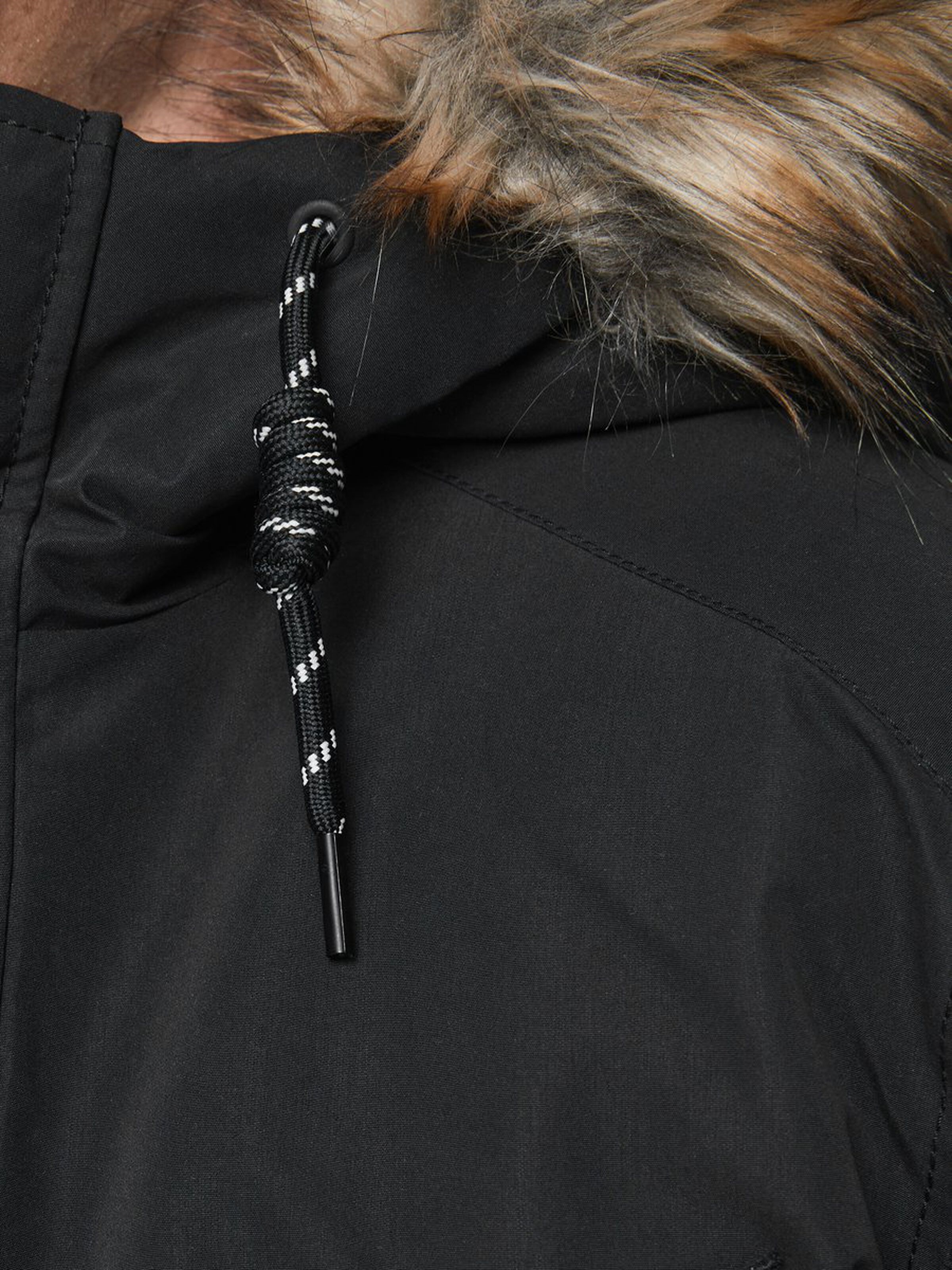Jack Jones Erkek Parka 12174383 Black