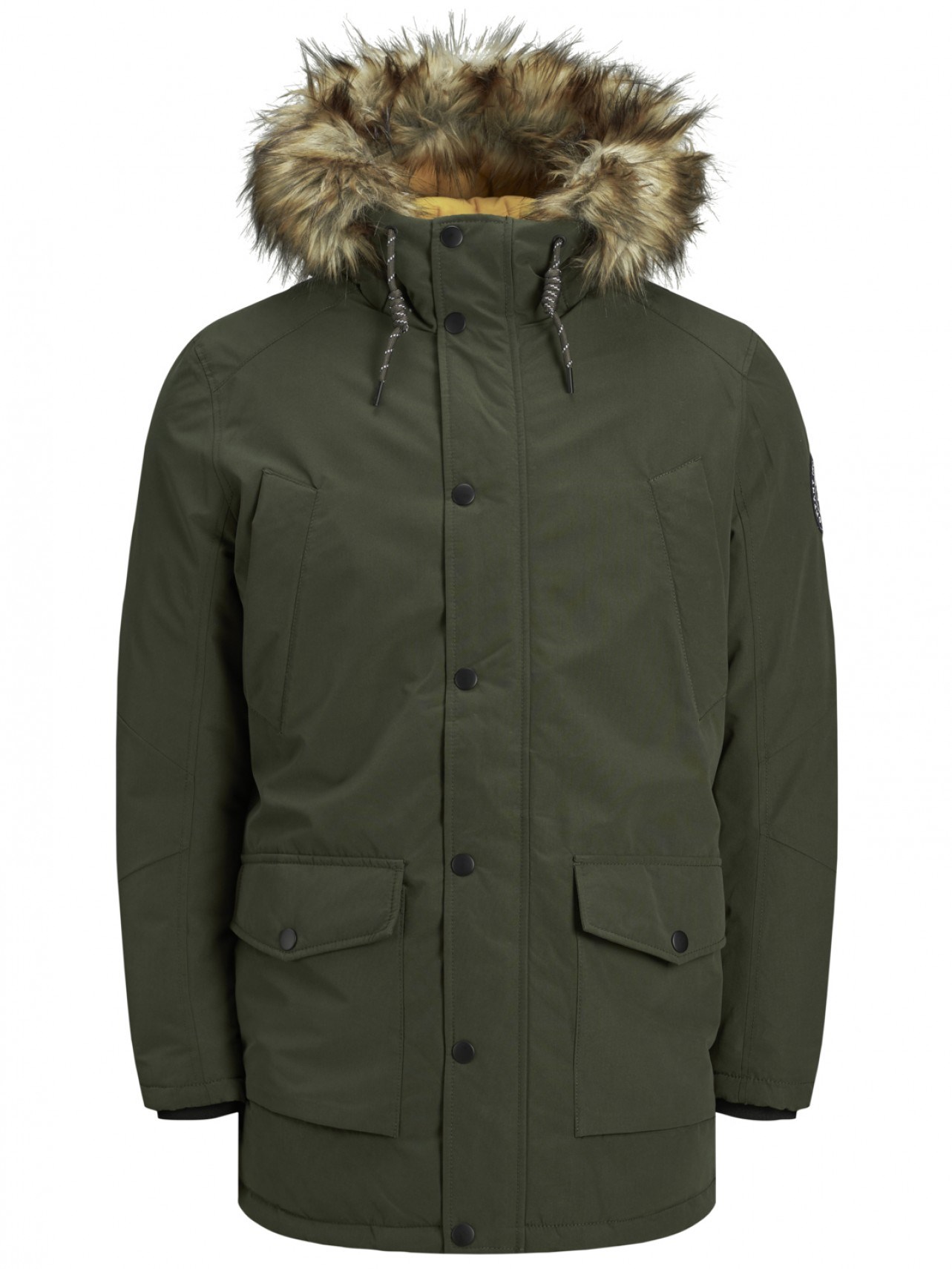 Jack Jones Erkek Parka 12174383 Forest Night