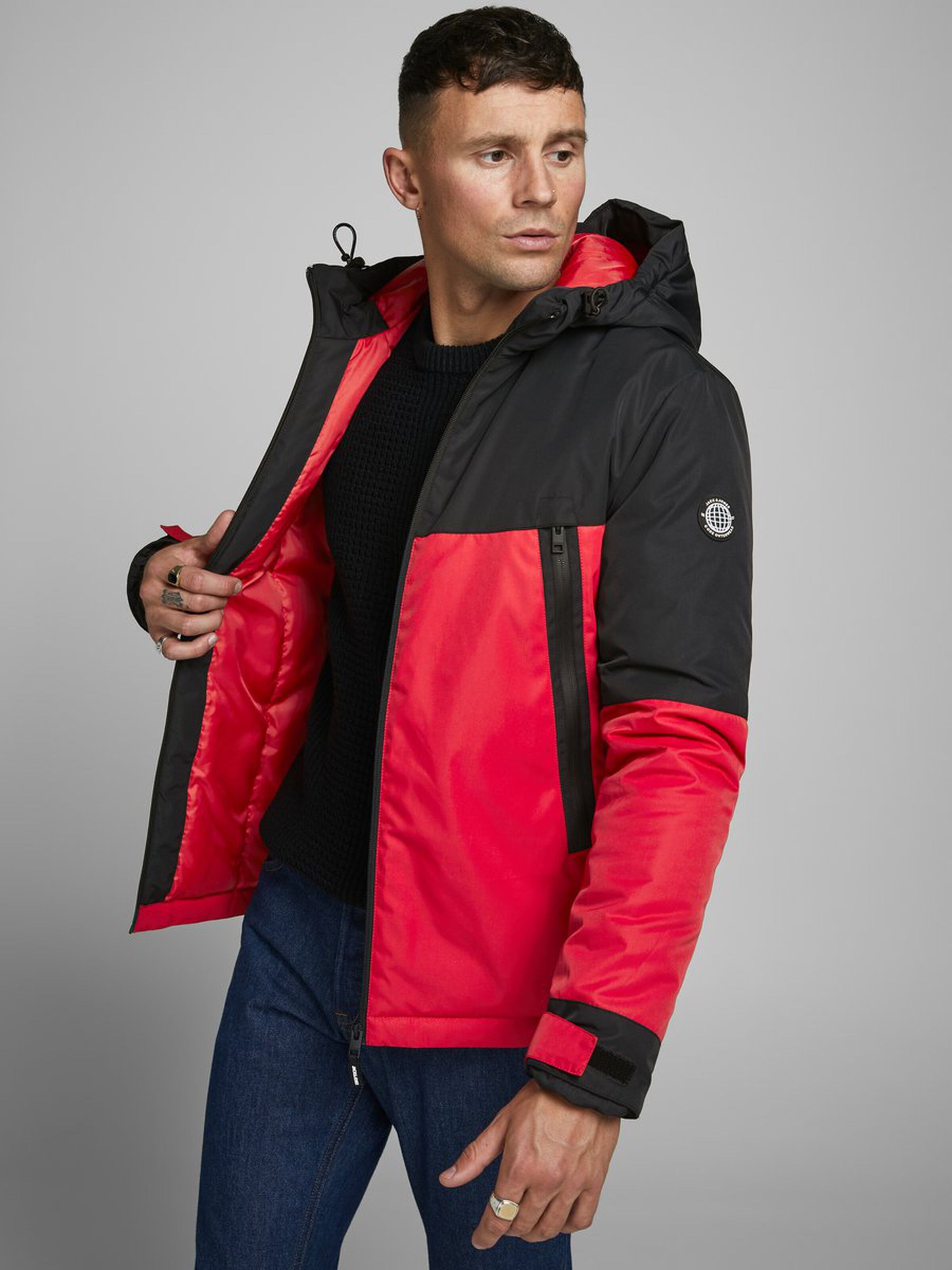 Jack Jones Erkek Mont 12175547 Tango Red