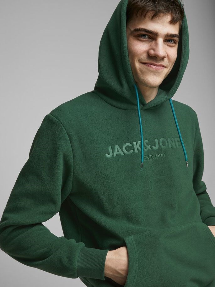 Jack Jones Erkek S-Shirt 12176850 Trekking Green