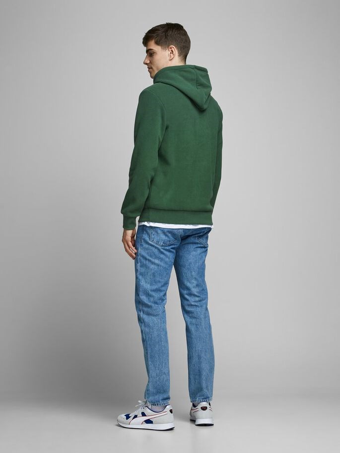 Jack Jones Erkek S-Shirt 12176850 Trekking Green