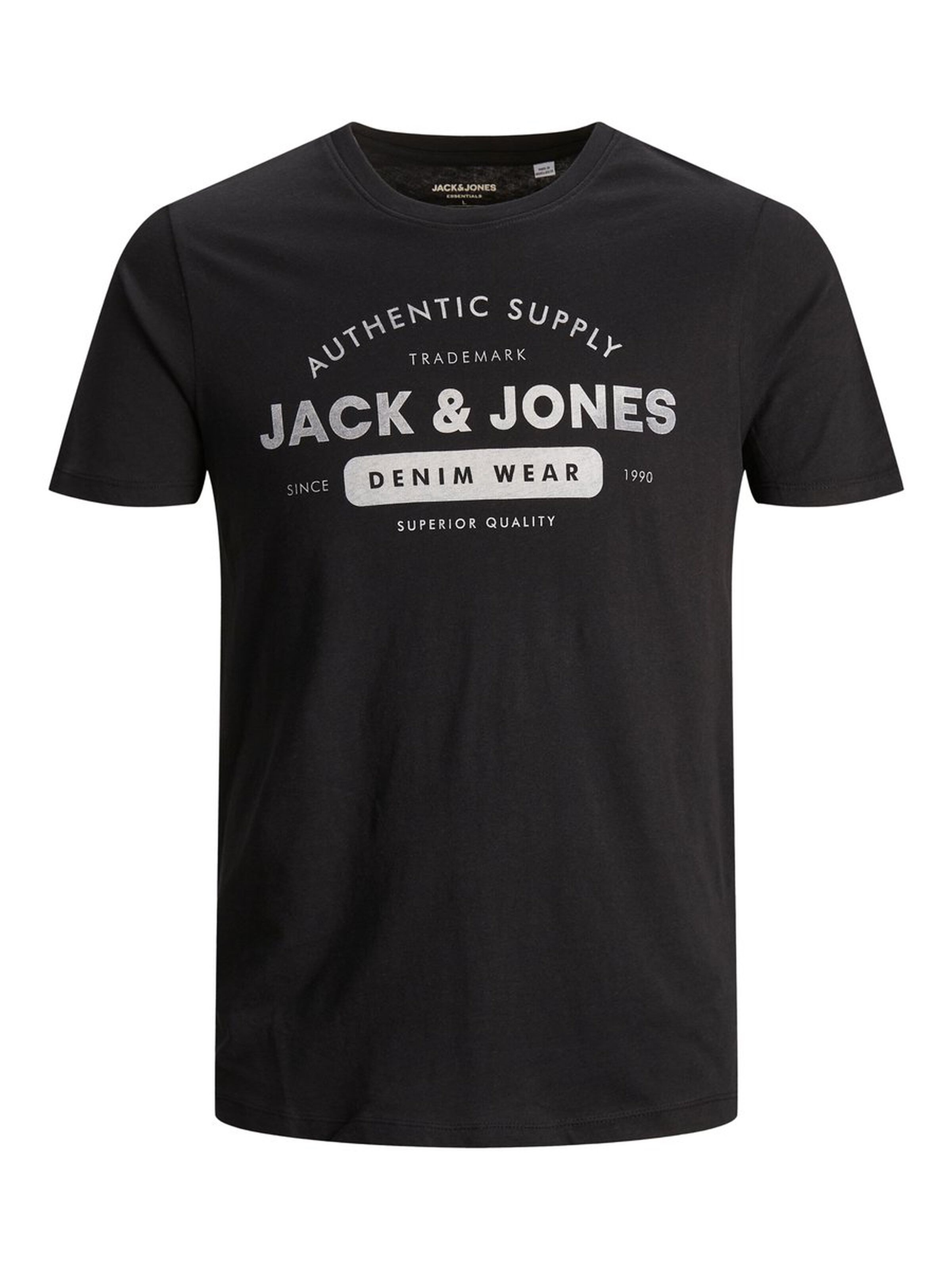 Jack Jones Erkek T-Shirt 12177533 Black
