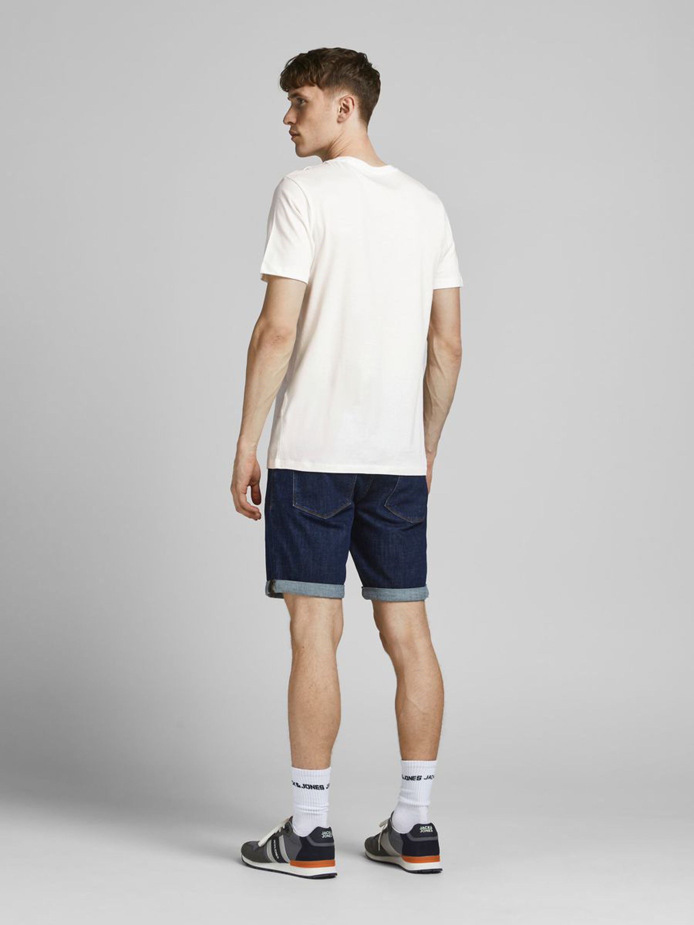 Jack Jones Erkek T-Shirt 12177533 Cloud Dancer