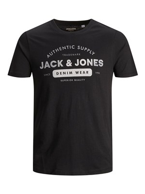 Jack Jones Erkek T-Shirt 12177533 Black