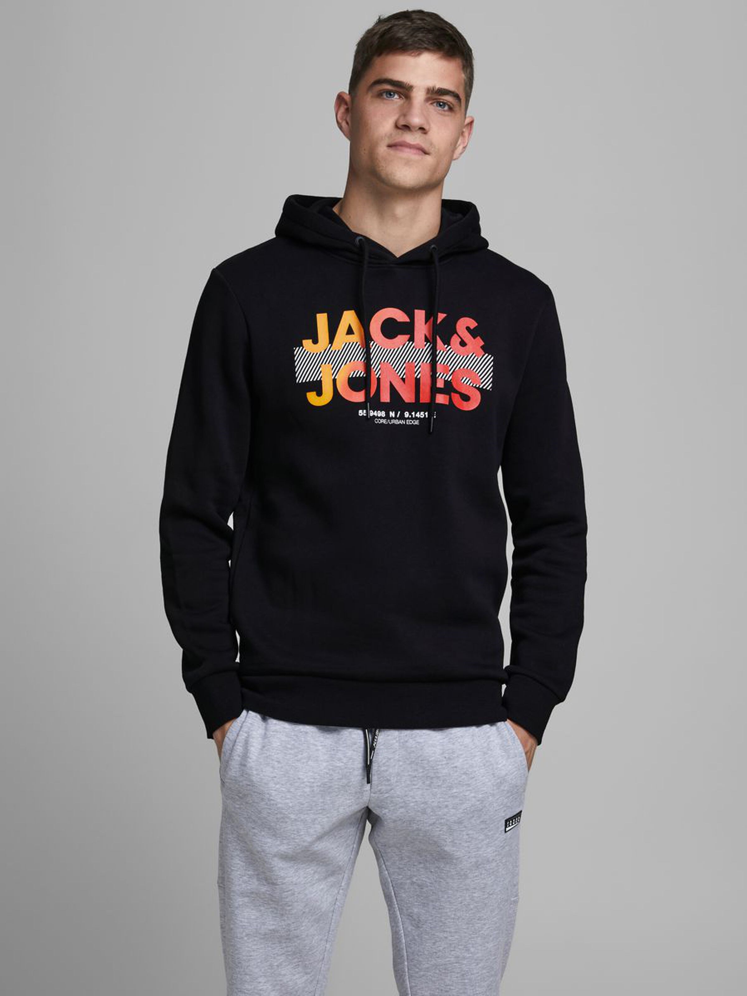 Jack Jones Erkek S-Shirt 12178352 Black