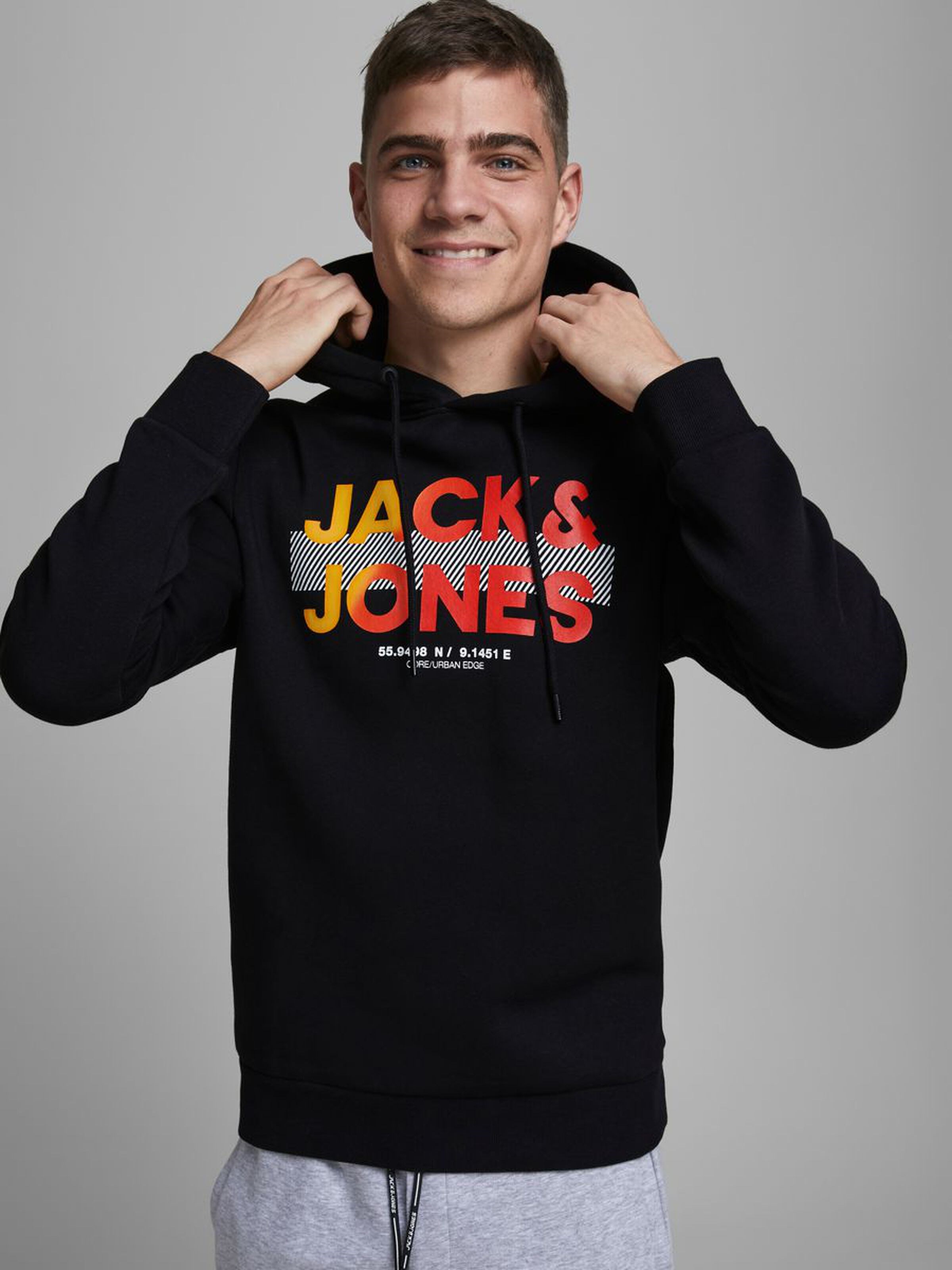 Jack Jones Erkek S-Shirt 12178352 Black