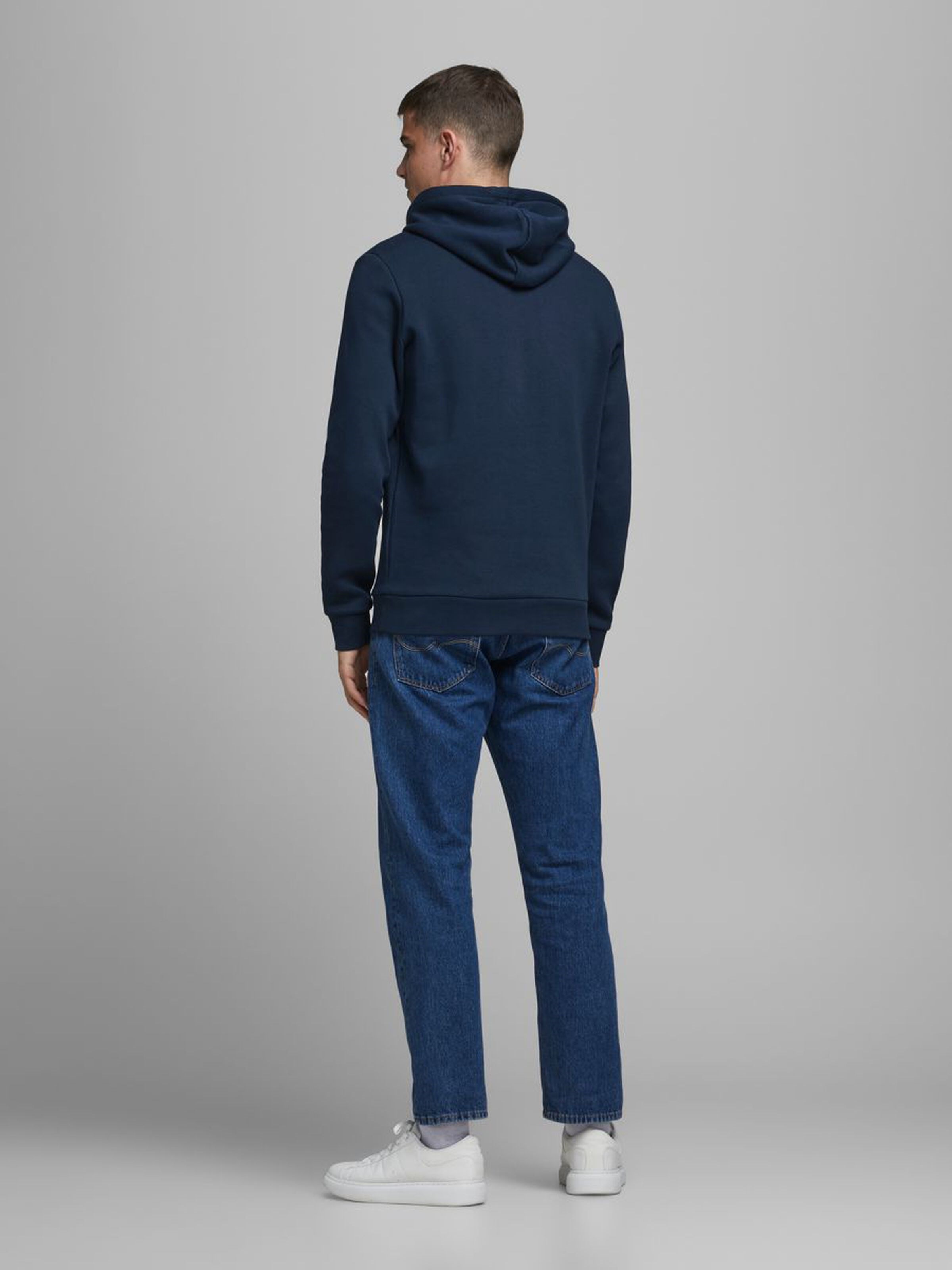 Jack Jones Erkek S-Shirt 12178352 Navy Blazer
