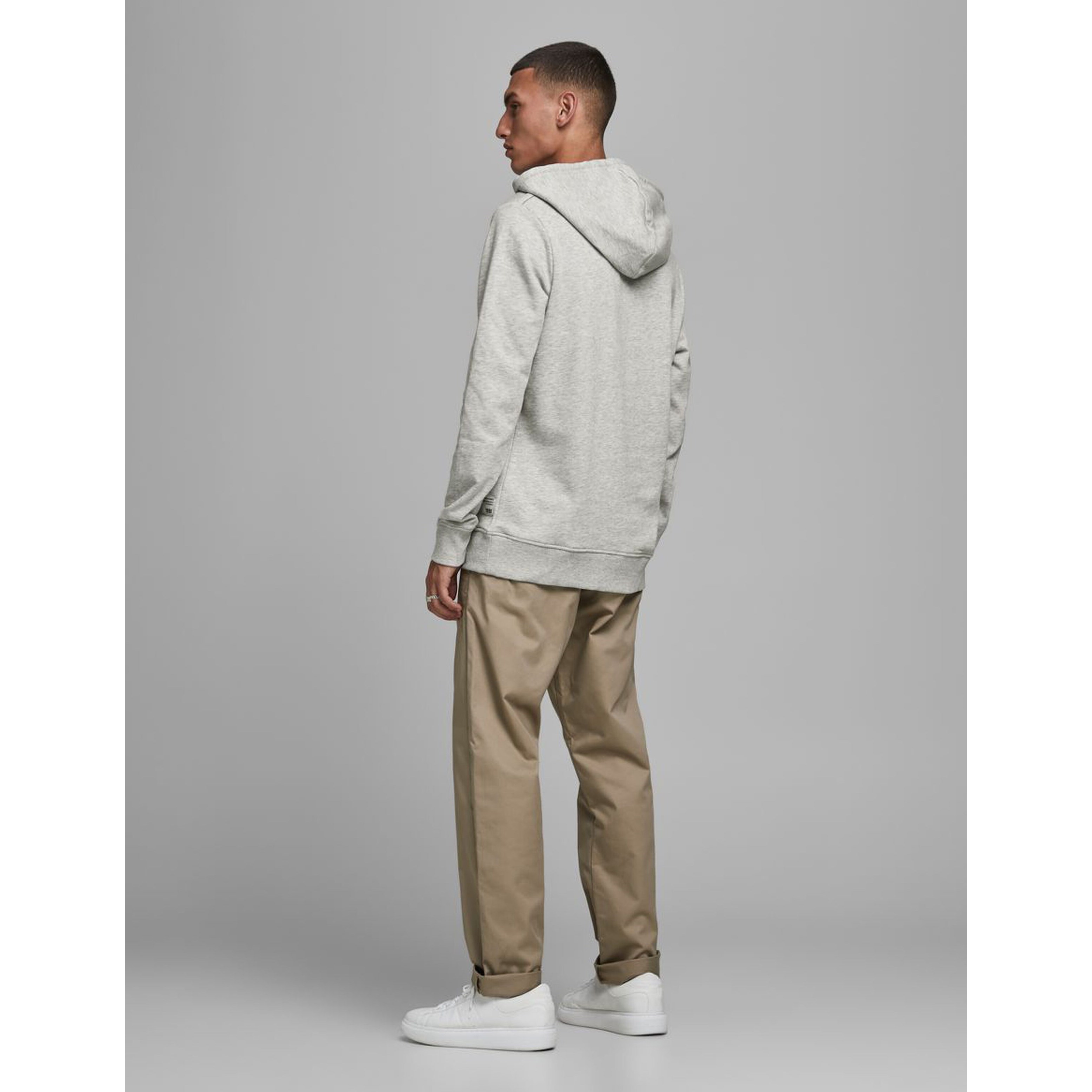 Jack Jones Erkek S-Shirt 12178449 Cool Grey