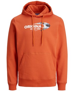 Jack Jones Erkek S-Shirt 12178519 Burnt Ochre