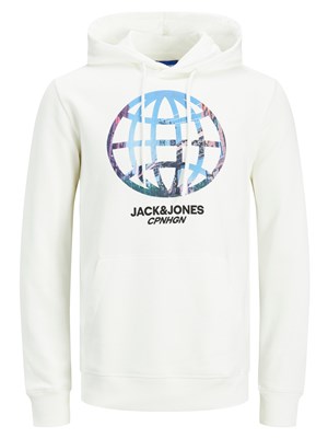 Jack Jones Erkek S-Shirt 12178519 Cloud Dancer