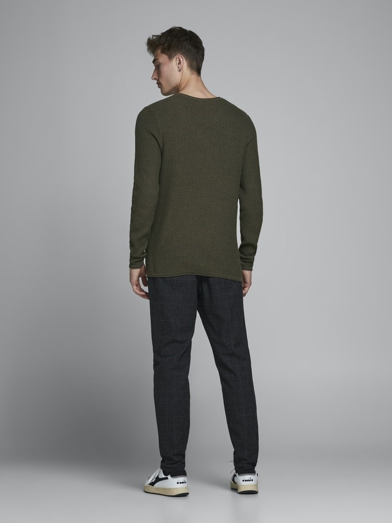 Jack Jones Erkek Kazak 12179861 Olive Night