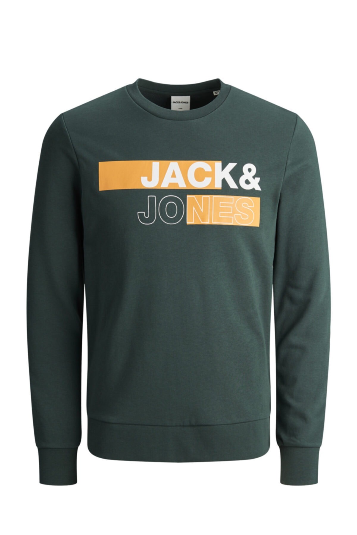 Jack Jones Erkek S-Shirt 12180193 Darkest Spruce