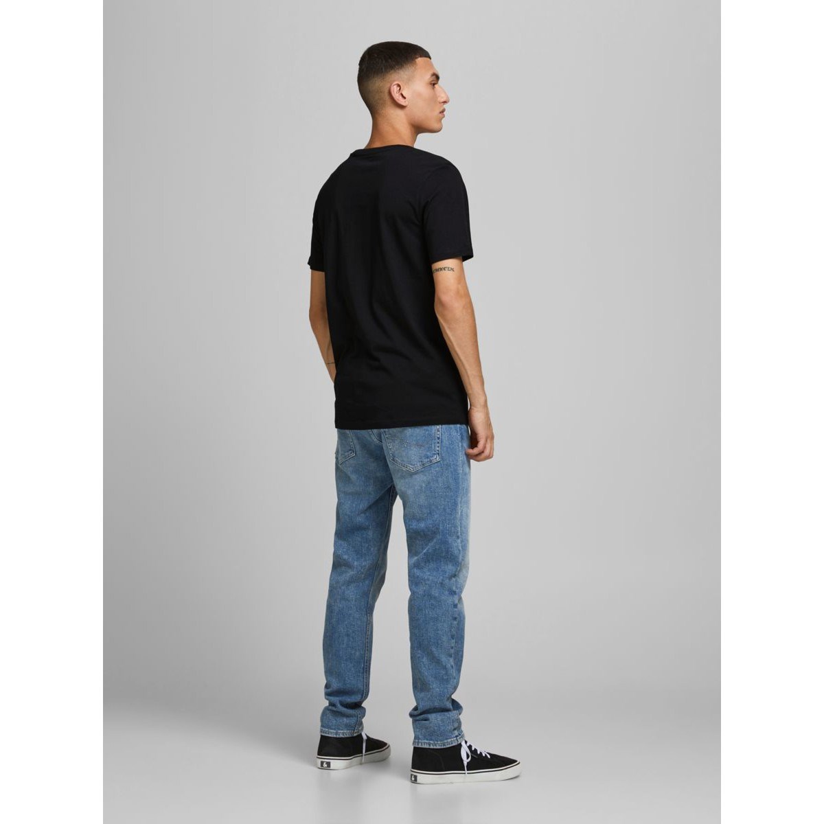Jack Jones Erkek T-Shirt 12180867 Black