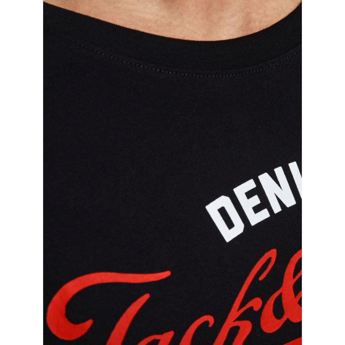 Jack Jones Erkek T-Shirt 12180867 Black