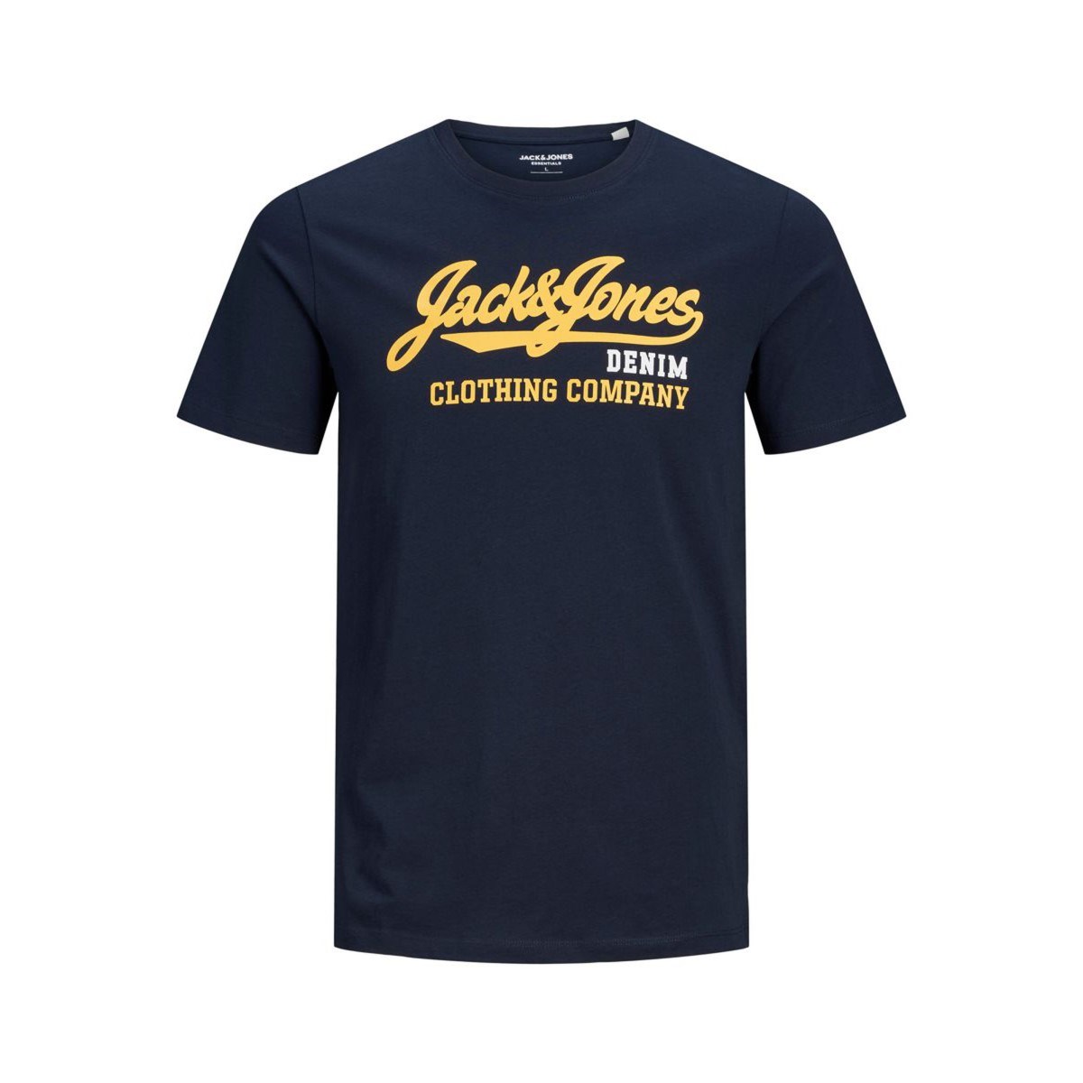 Jack Jones Erkek T-Shirt 12180867 Navy Blazer