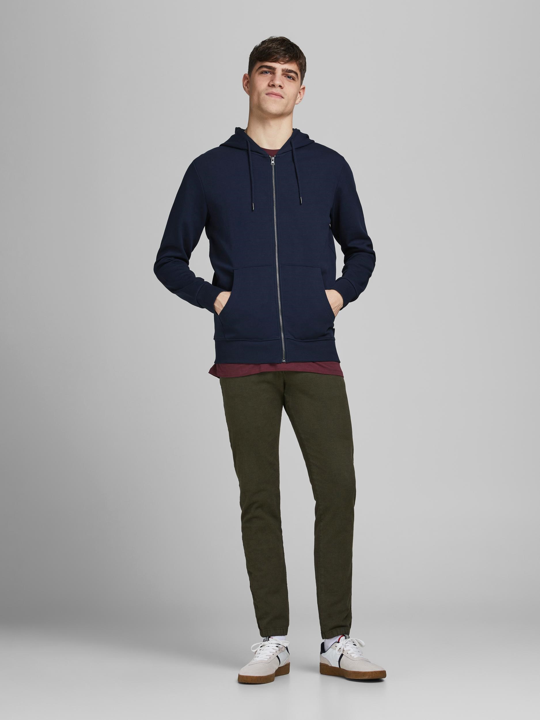 Jack Jones Erkek S-Shirt 12181901 Navy Blazer