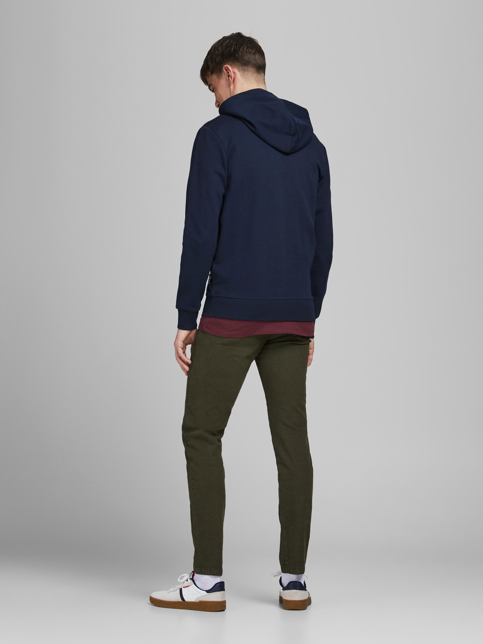 Jack Jones Erkek S-Shirt 12181901 Navy Blazer