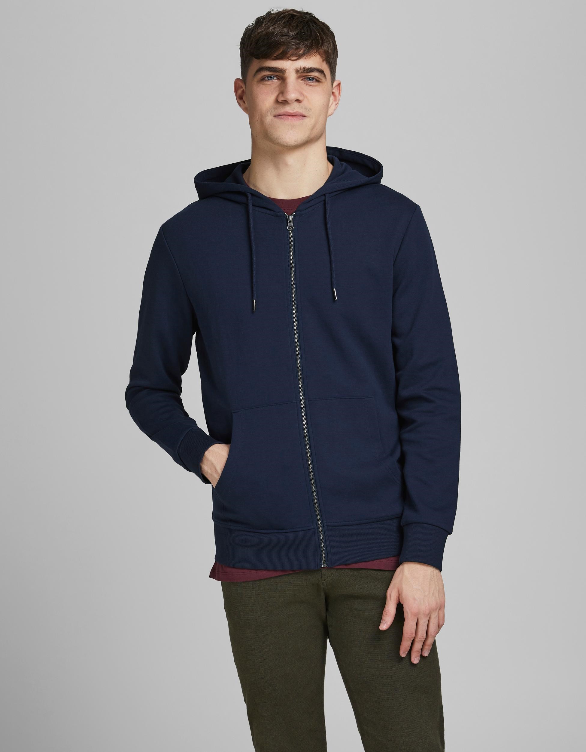 Jack Jones Erkek S-Shirt 12181901 Navy Blazer