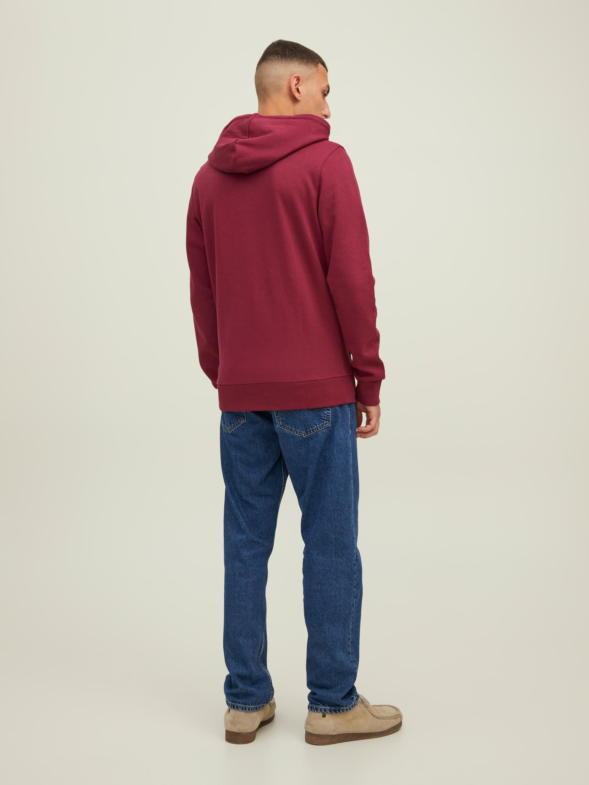 Jack Jones Erkek S-Shirt 12181901 Rhododendron