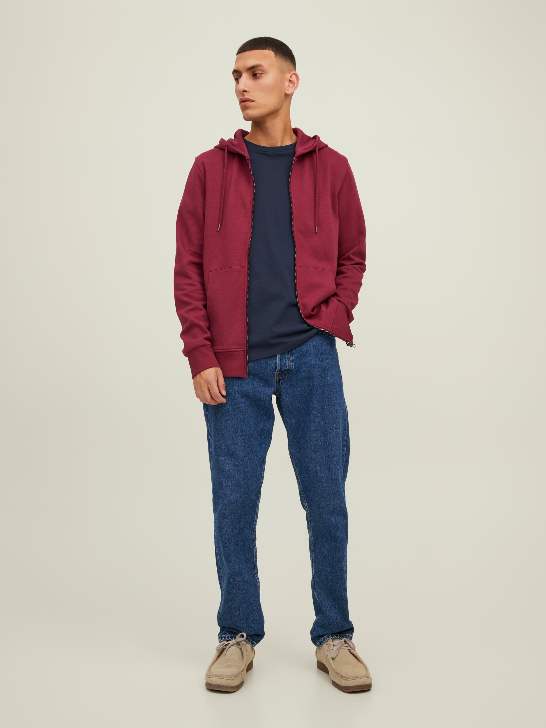 Jack Jones Erkek S-Shirt 12181901 Rhododendron