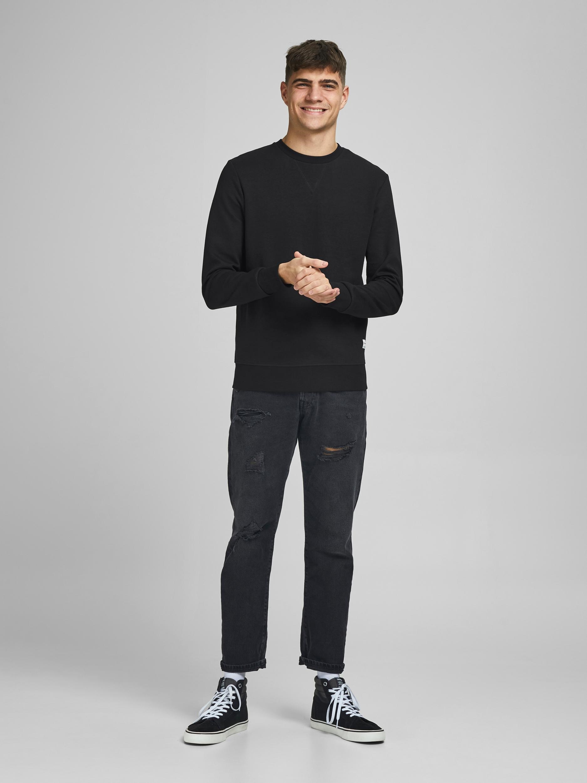 Jack Jones Erkek S-Shirt 12181903 Black
