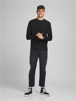Jack Jones Erkek S-Shirt 12181903 Black