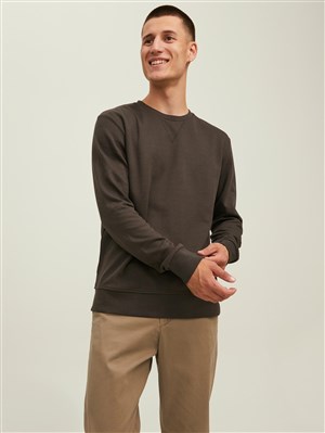 Jack Jones Erkek S-Shirt 12181903 Mulch