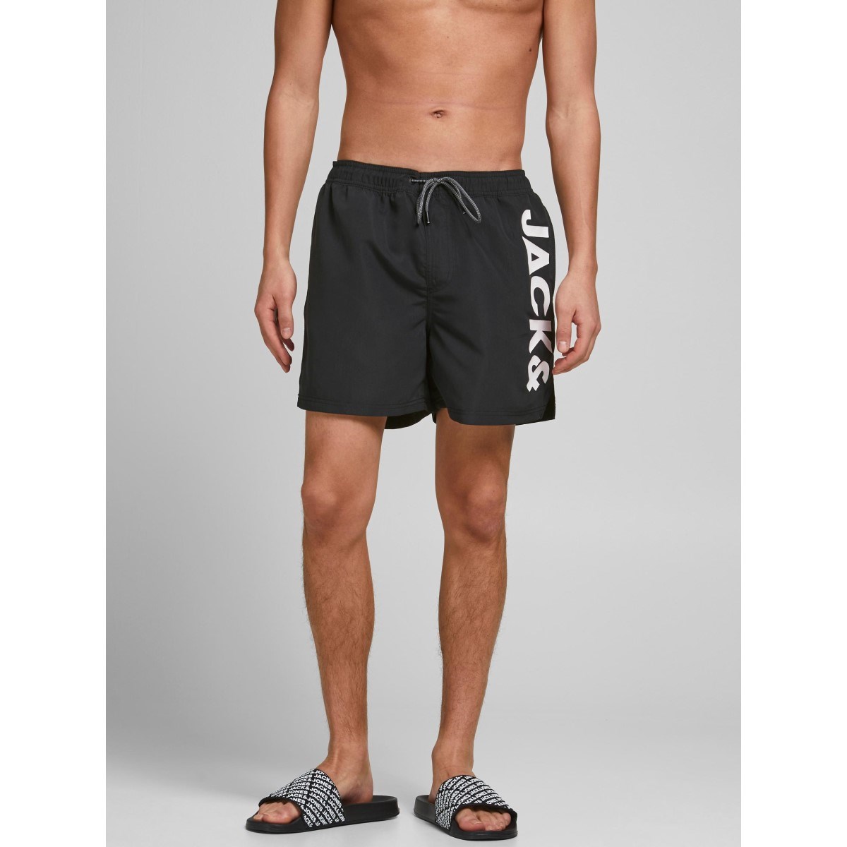 Jack Jones Erkek Deniz Şortu 12183806 Black