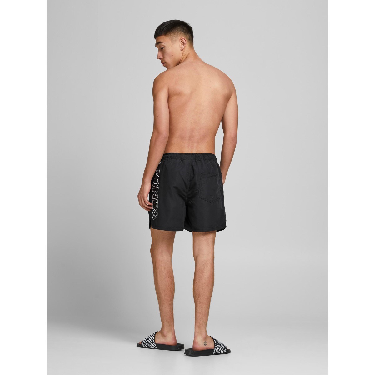 Jack Jones Erkek Deniz Şortu 12183806 Black