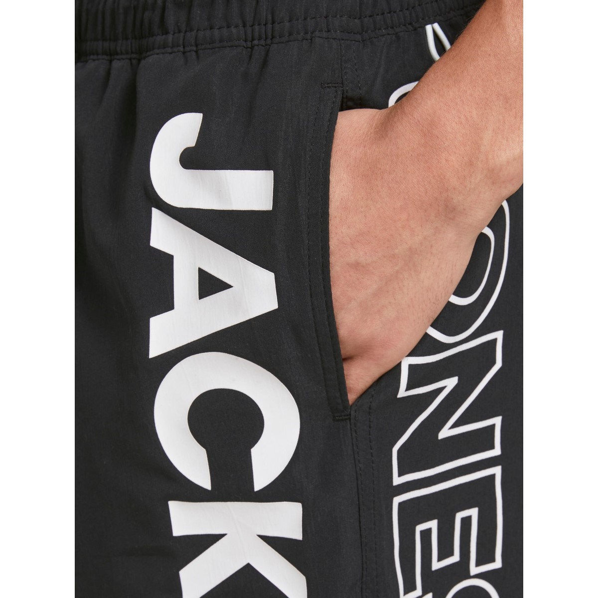 Jack Jones Erkek Deniz Şortu 12183806 Black