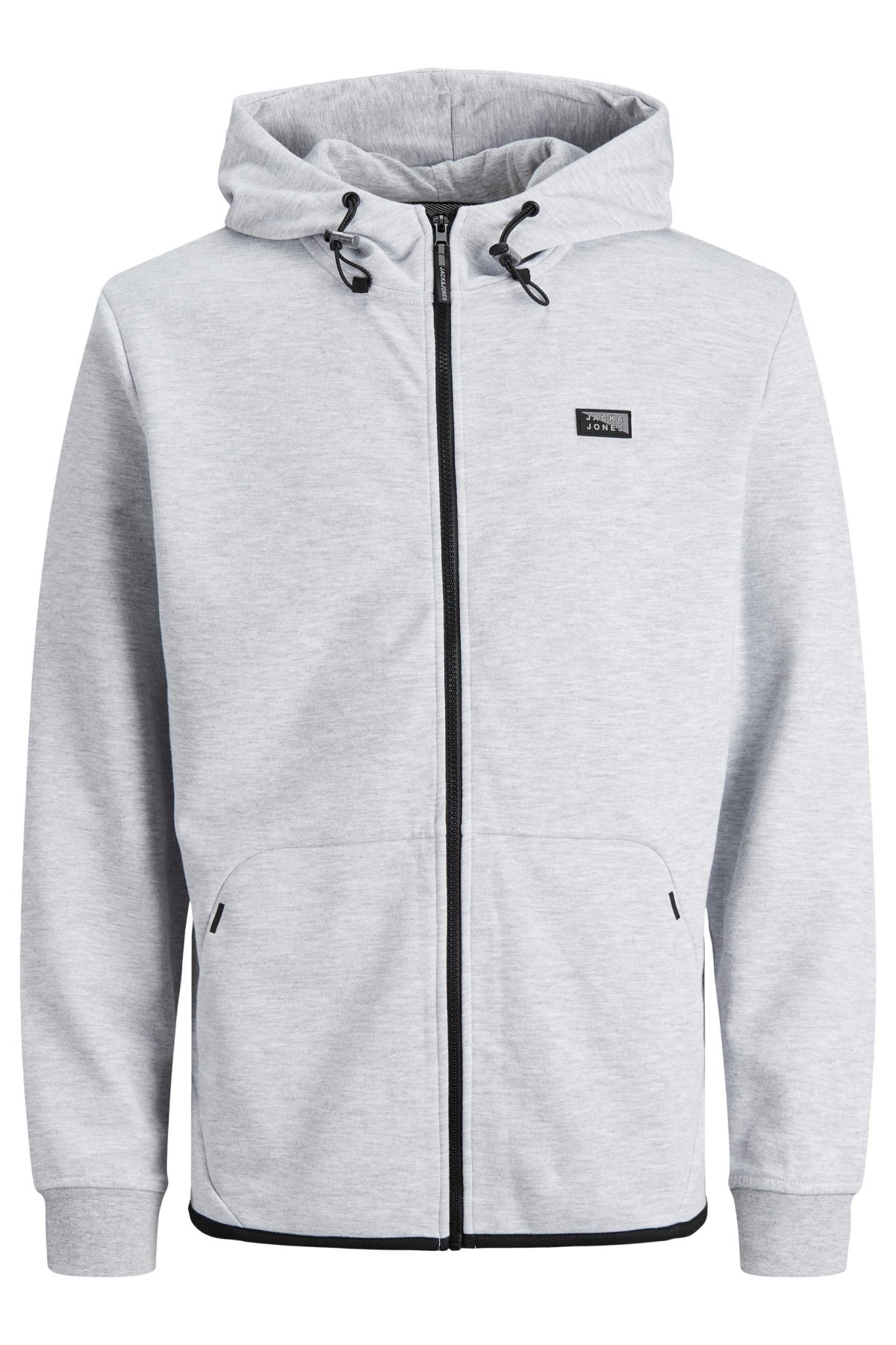 Jack Jones Erkek S-Shirt 12184879 Light Grey Melange