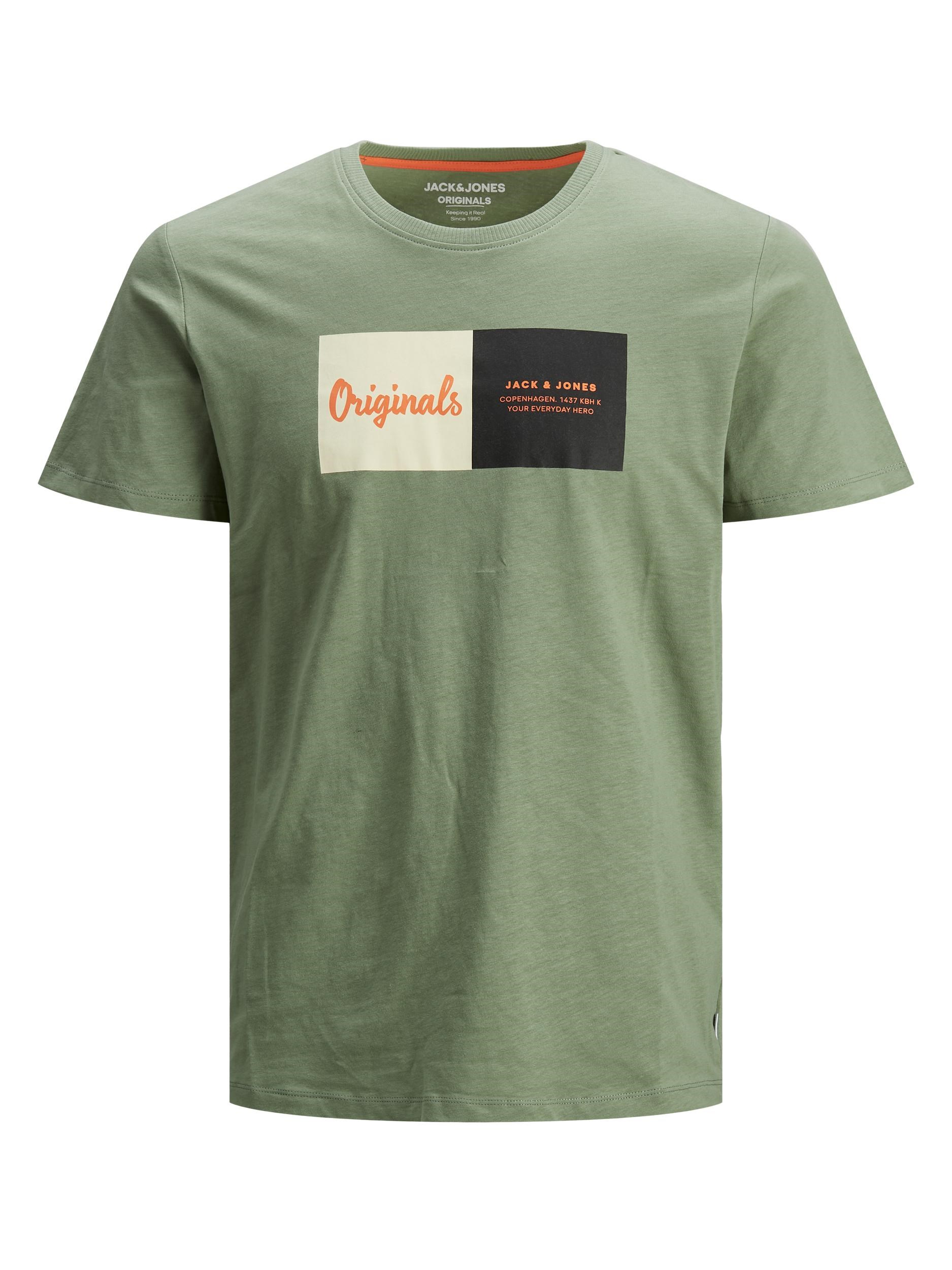 Jack Jones Erkek T-Shirt 12185595 Sea Spray
