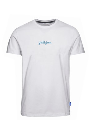 Jack Jones Erkek T-Shirt 12185790 White