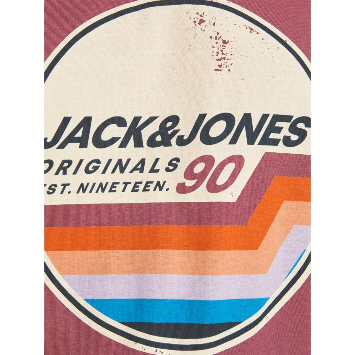 Jack Jones Erkek T-Shirt 12186212 Hawthorn Rose