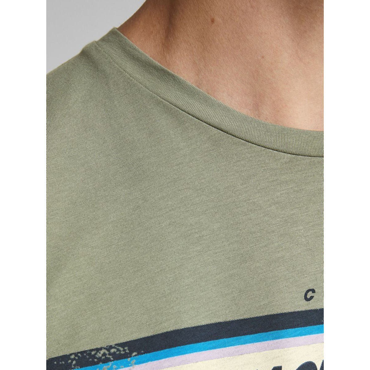 Jack Jones Erkek T-Shirt 12186212 Sea Spray