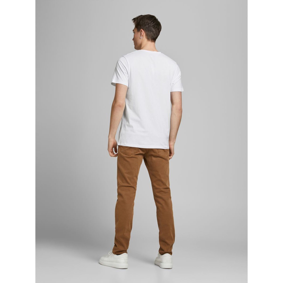 Jack Jones Erkek T-Shirt 12186212 White