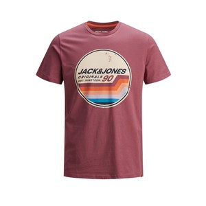 Jack Jones Erkek T-Shirt 12186212 Hawthorn Rose