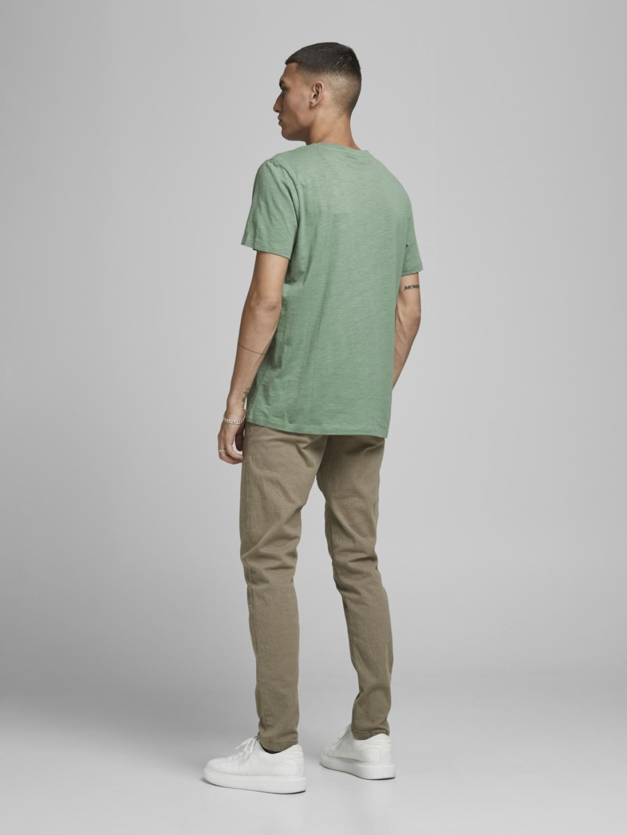 Jack Jones Erkek T-Shirt 12186282 Sea Spray