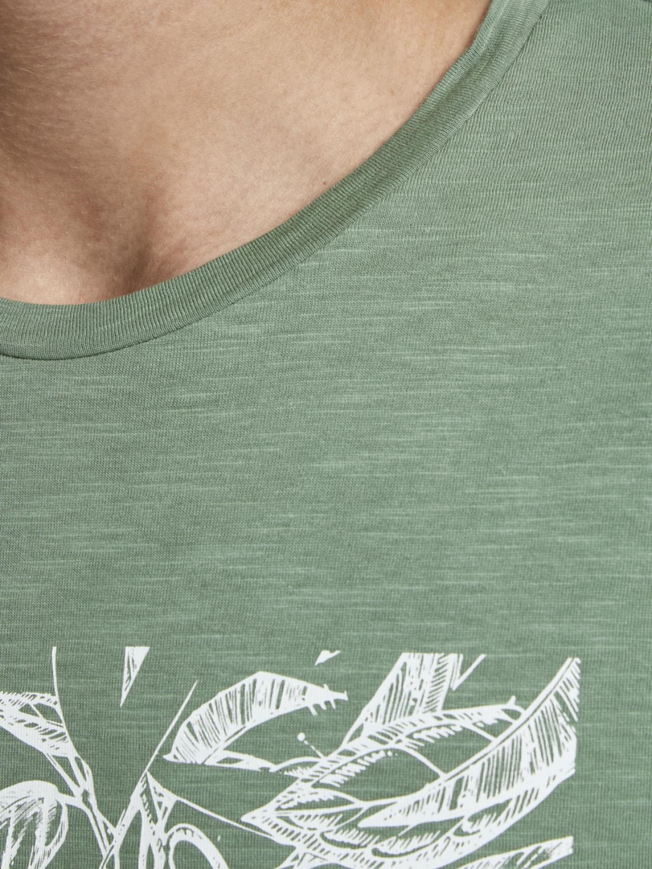 Jack Jones Erkek T-Shirt 12186282 Sea Spray