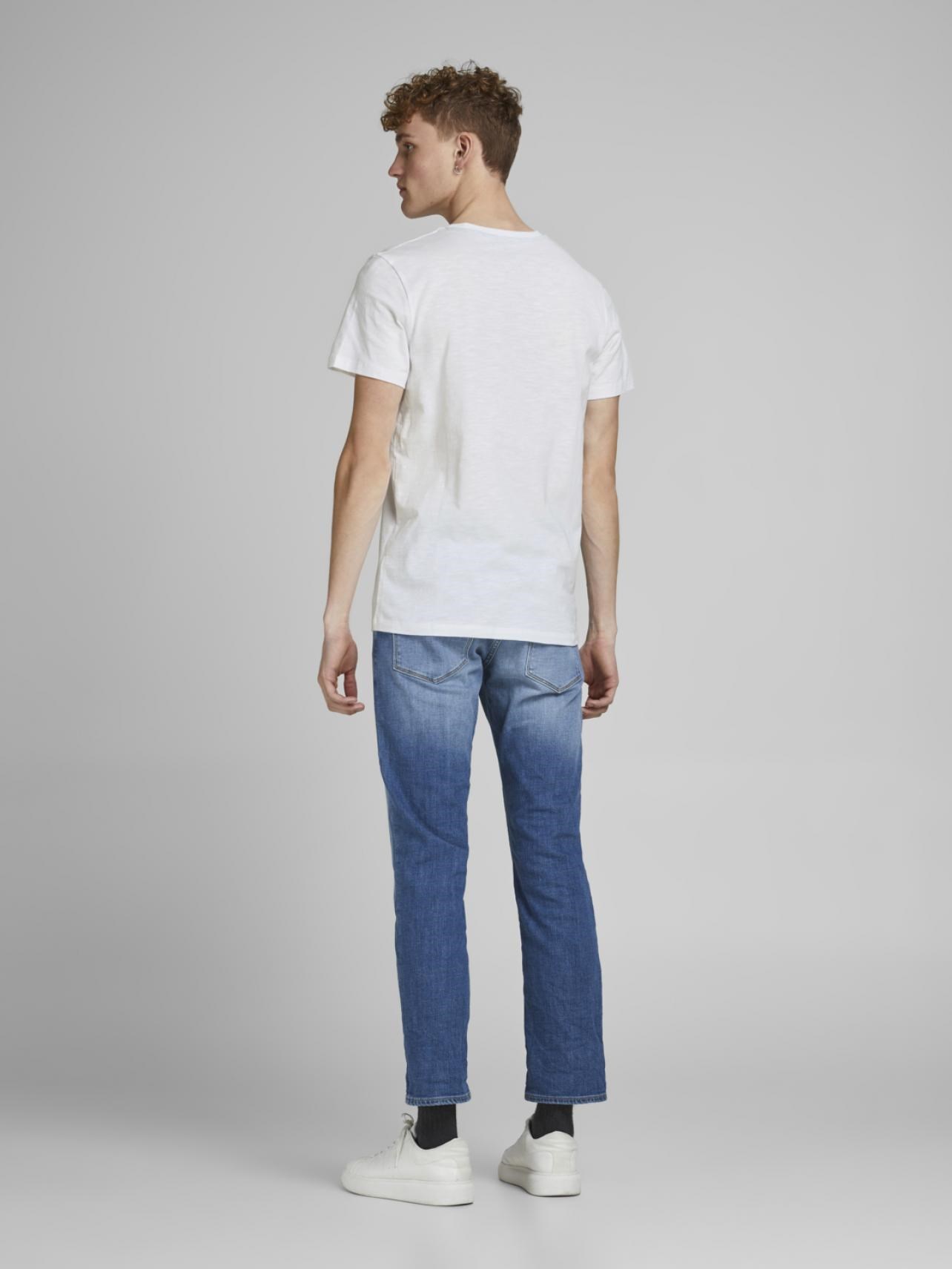 Jack Jones Erkek T-Shirt 12186282 White