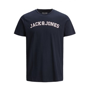 Jack Jones Erkek T-Shirt 12186317 Navy Blazer