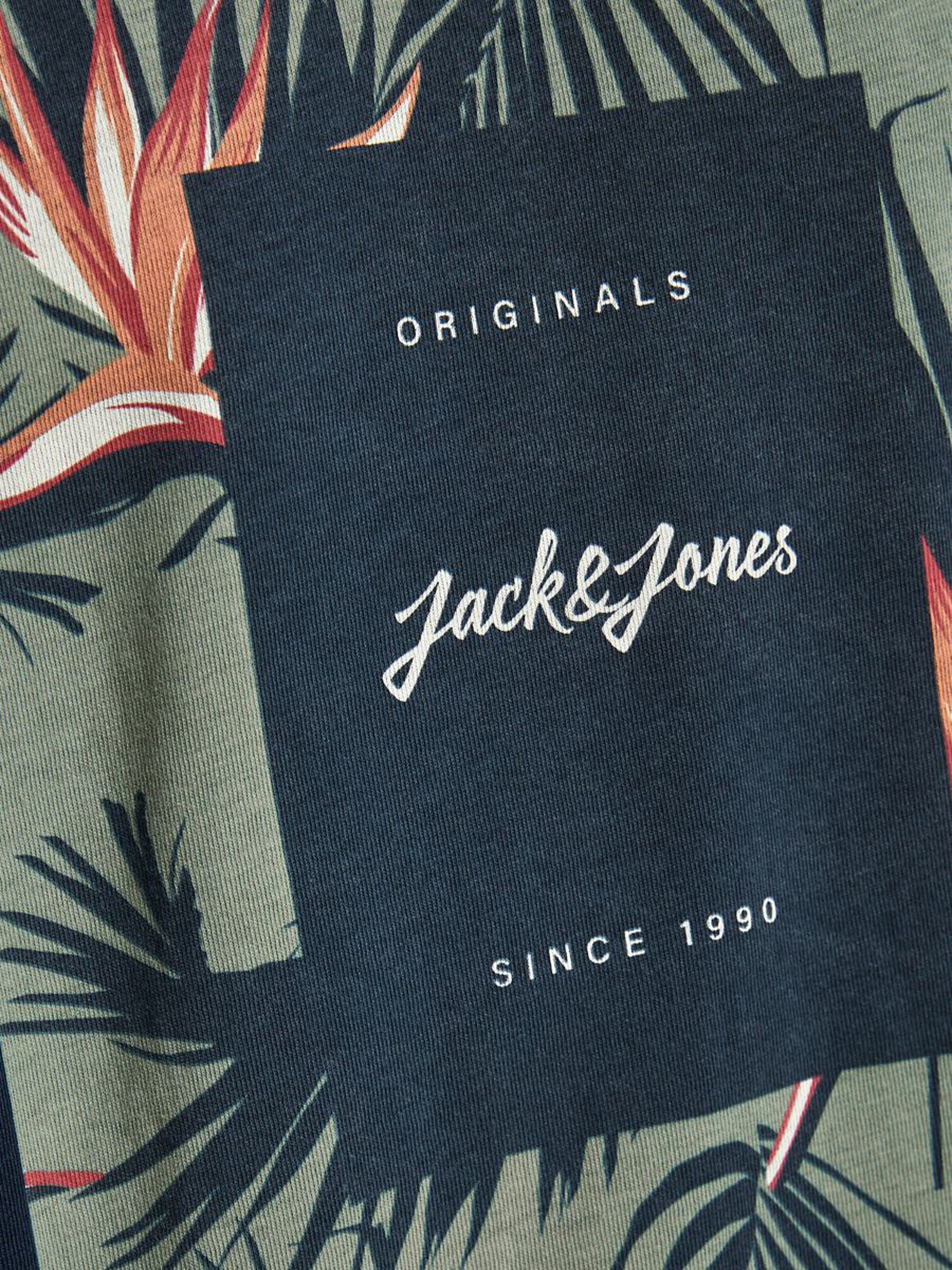 Jack Jones Erkek T-Shirt 12186330 Navy Blazer