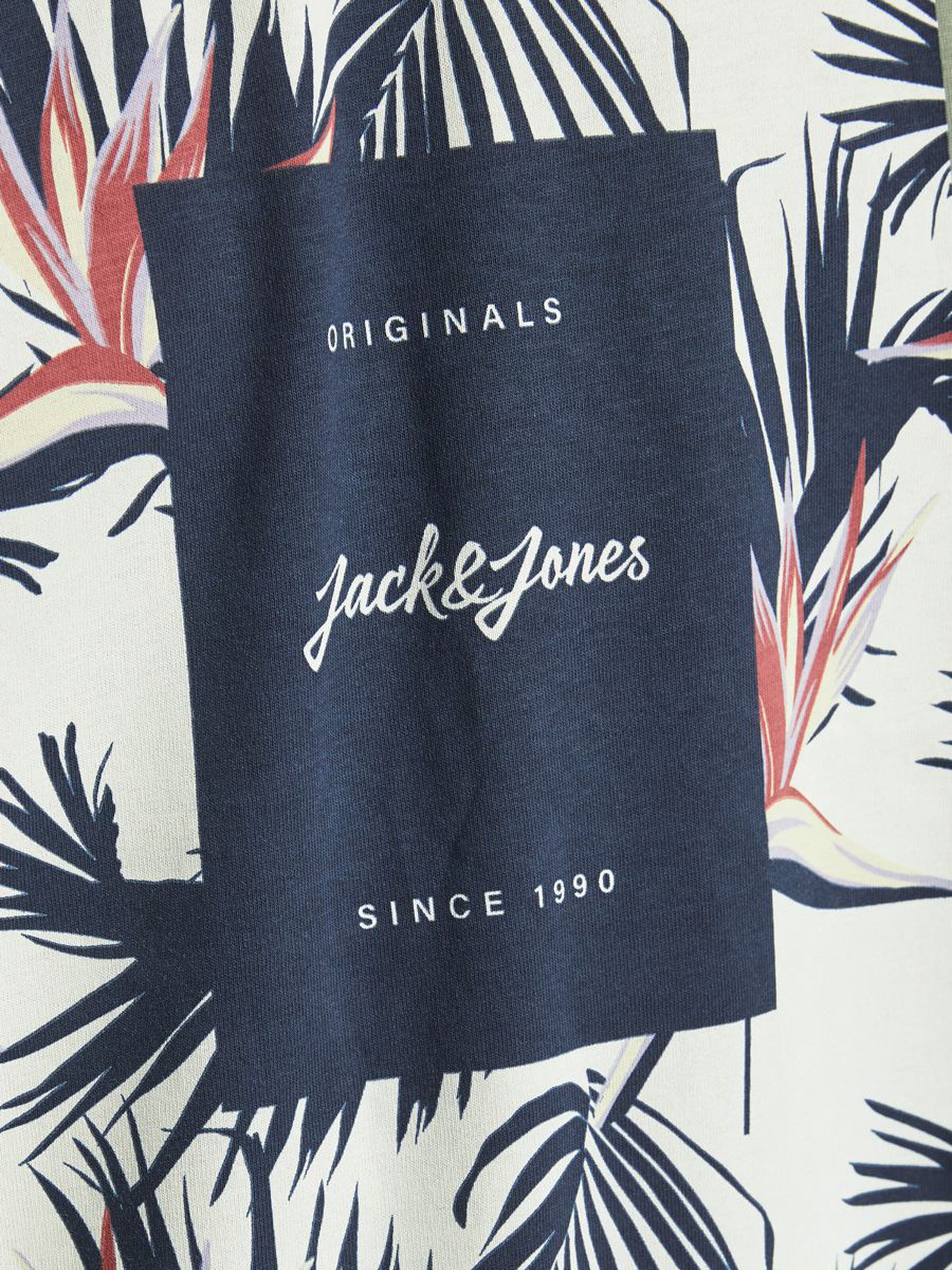Jack Jones Erkek T-Shirt 12186330 Sea Spray