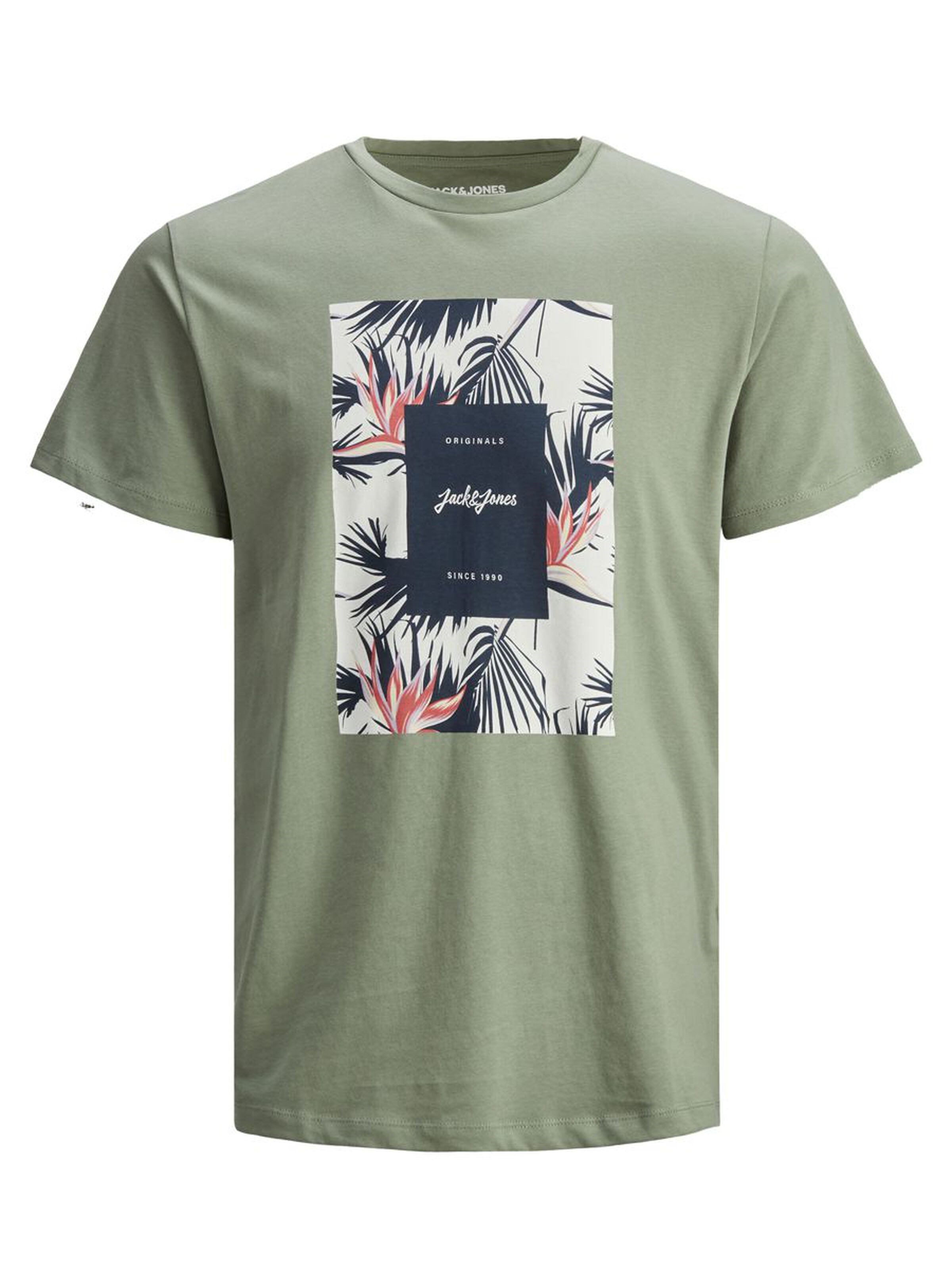 Jack Jones Erkek T-Shirt 12186330 Sea Spray