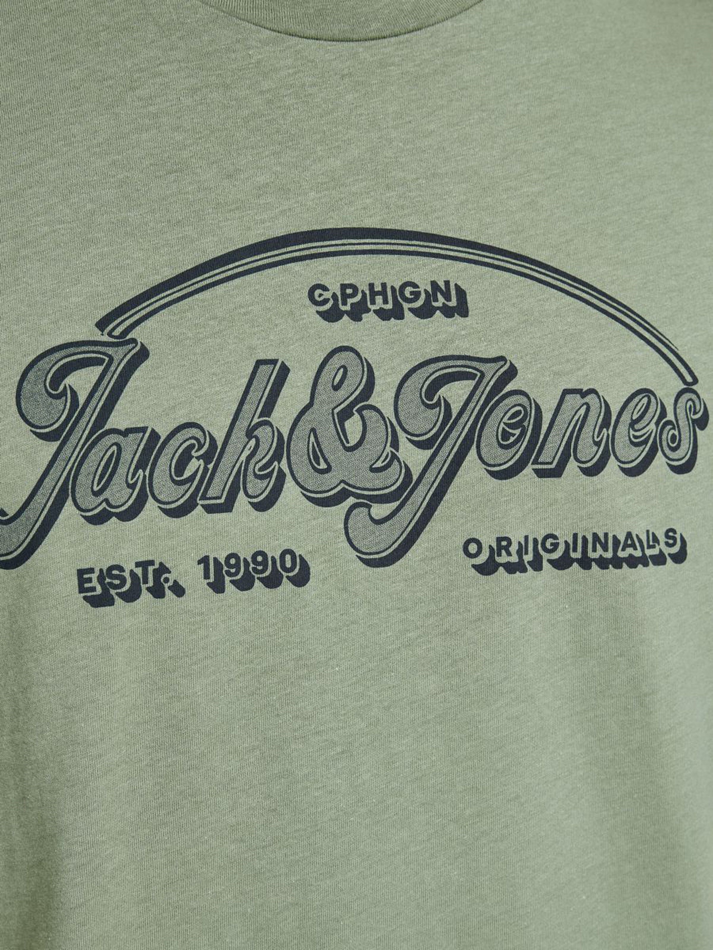 Jack Jones Erkek T-Shirt 12186404 Sea Spray