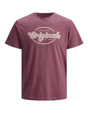 Jack Jones Erkek T-Shirt 12186404 Hawthorn Rose